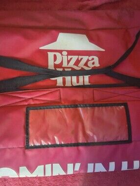 Large Pizza Hut Red Insulated Delivery Bag